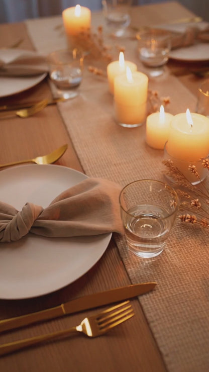 Casanuvi Woven Linen Table Runner